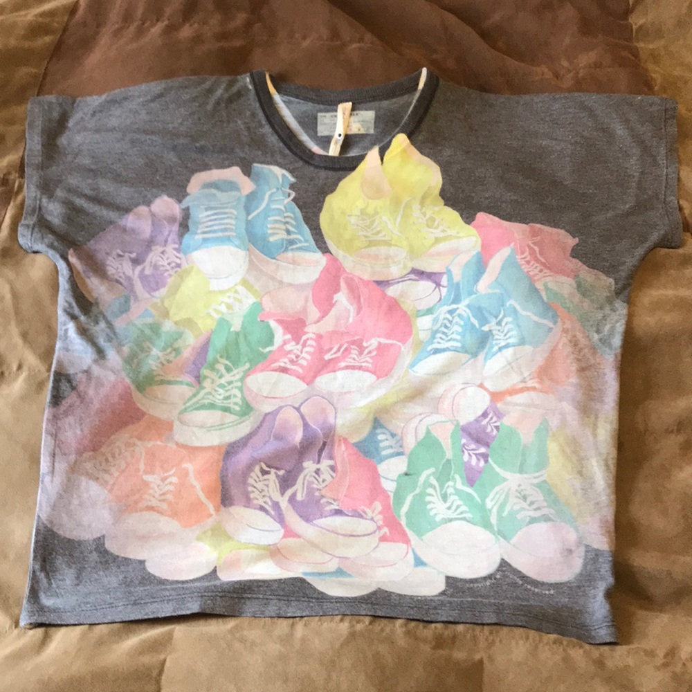 Understar sneaker T-shirt Gray size small